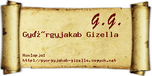 Györgyjakab Gizella névjegykártya